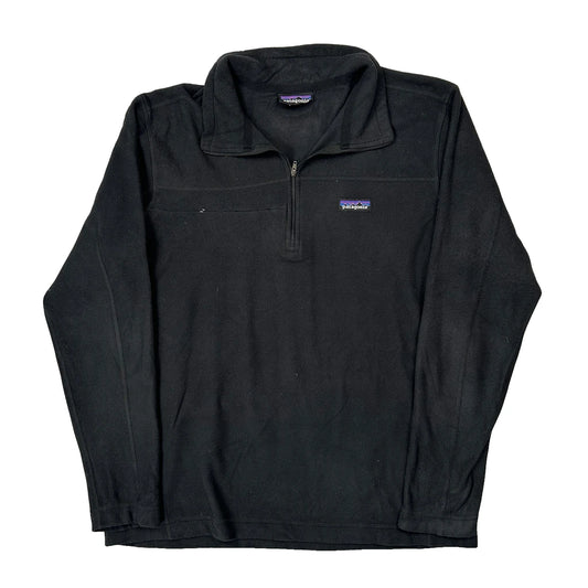 Vintage Patagonia Fleece - Large Black Polyester