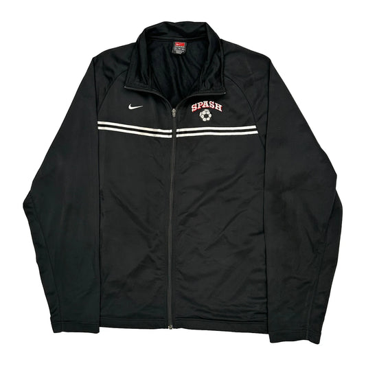 Nike Track Jacket - XL Black Polyester
