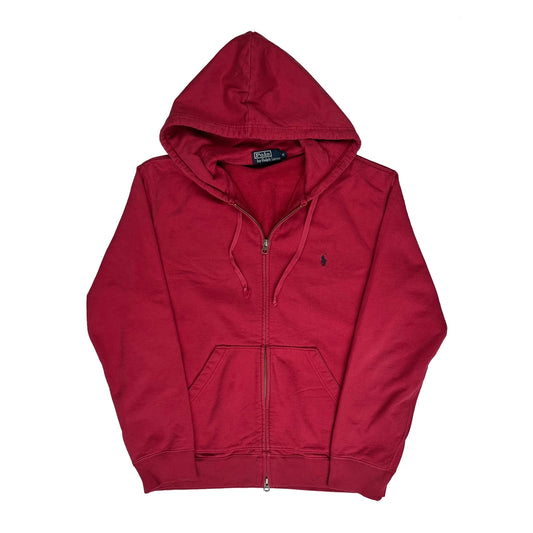 Polo By Ralph Lauren Hoodie - Small Red Cotton