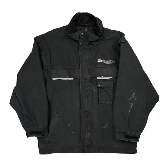 Vintage Dakota Workwear Jacket - XL Black Cotton
