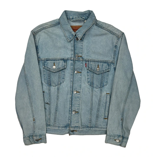 Levis Denim Jacket - Large Light Wash Cotton