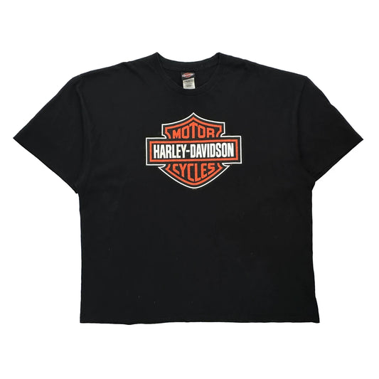 Gold Coast Harley Davidson Graphic T-Shirt - 3XL Black Cotton