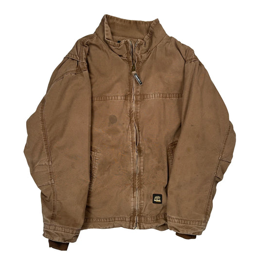Vintage Berne Jacket - XL Brown Cotton
