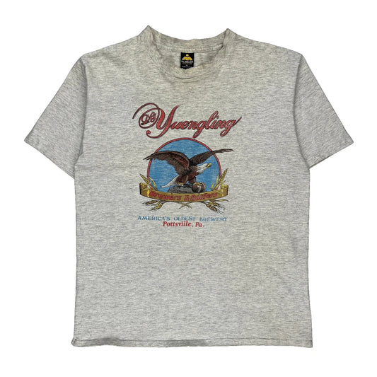 America'S Oldest Brewery H.L.Miller Single Stitch T-Shirt - XL Grey Cotton