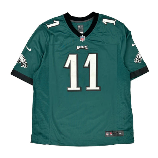 Carson Wentz Philadelphia Eagles Nike Nfl Jersey - 2XL Green Polyester