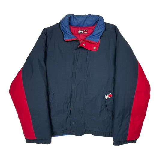 Vintage Tommy Hilfiger Puffer - Medium Blue Nylon