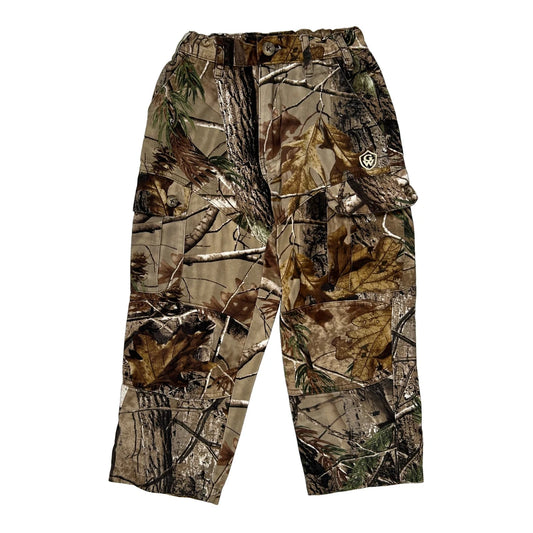 Age 6 Real Tree Camo Cargo Trousers - XS Camo Cotton
