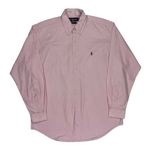 Vintage Ralph Lauren Shirt - Medium Pink Cotton