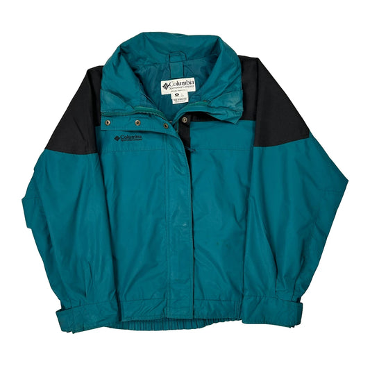 Vintage Columbia Windbreaker - Medium Green Nylon