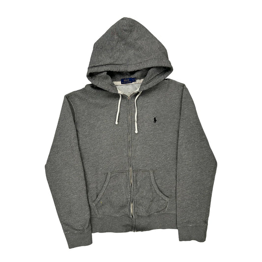 Polo By Ralph Lauren Hoodie - Large Grey Cotton