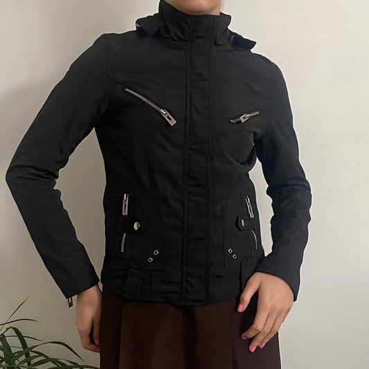 Vintage black Bludeise Jacket - womens small