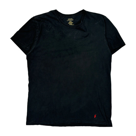 Polo By Ralph Lauren T-Shirt - Large Black Cotton