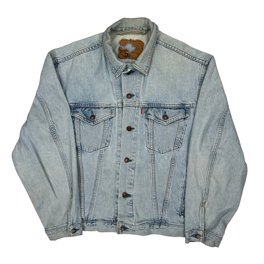 Levis Denim Jacket - Large Light Wash Denim