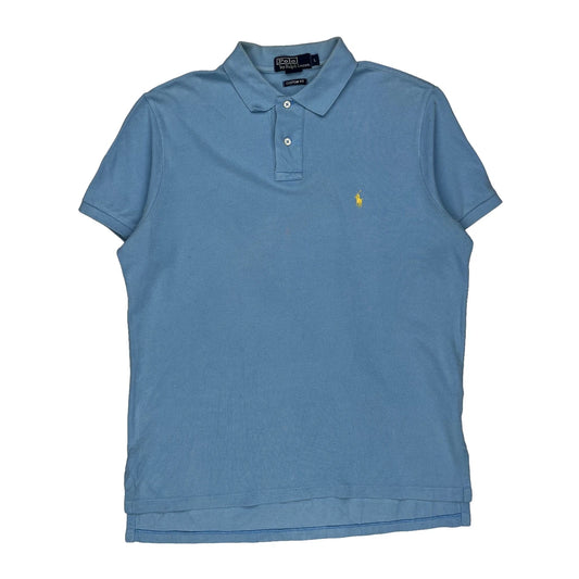 Polo By Ralph Lauren Polo Shirt - Large Blue Cotton