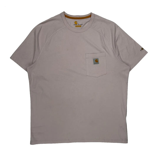 Vintage Carhartt T-Shirt - Large Pink Cotton