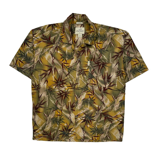 Vintage Sunset Breeze Floral Hawaiian Shirt - Medium Multicoloured Cotton