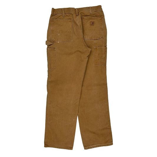 Carhartt Carpenter Trousers - 32W 32L Brown Cotton