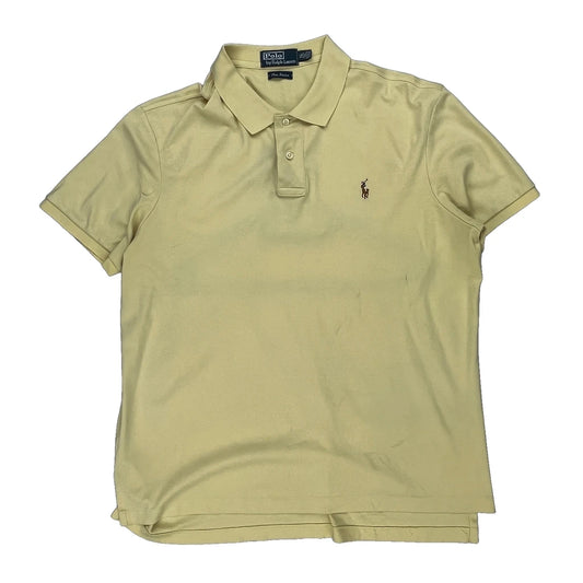 Polo By Ralph Lauren Polo Shirt - XL Yellow Cotton