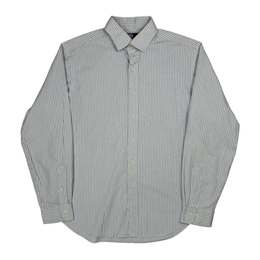 Polo By Ralph Lauren Striped Shirt - XL Blue Cotton