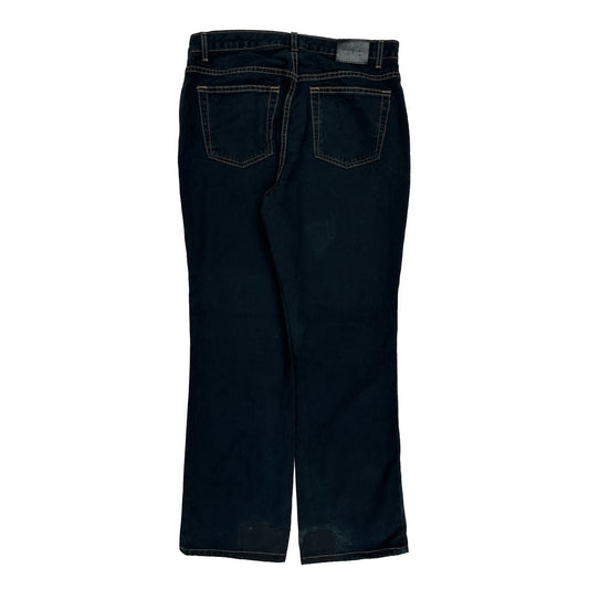 Calvin Klein Jeans Boot Cut Jeans - 33W UK 14 Black Cotton