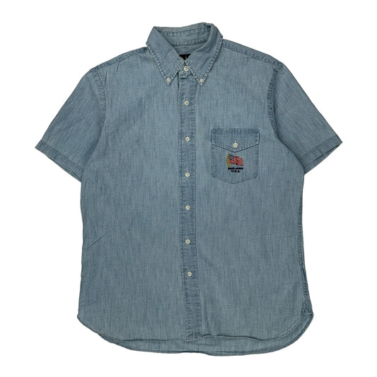 Ralph Lauren Denim Shirt - Medium Blue Cotton