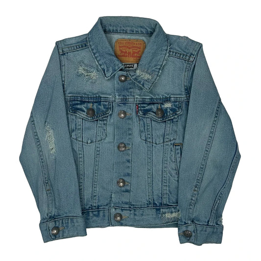 Vintage Age 6 Levis Denim Jacket - XS Light Wash Cotton