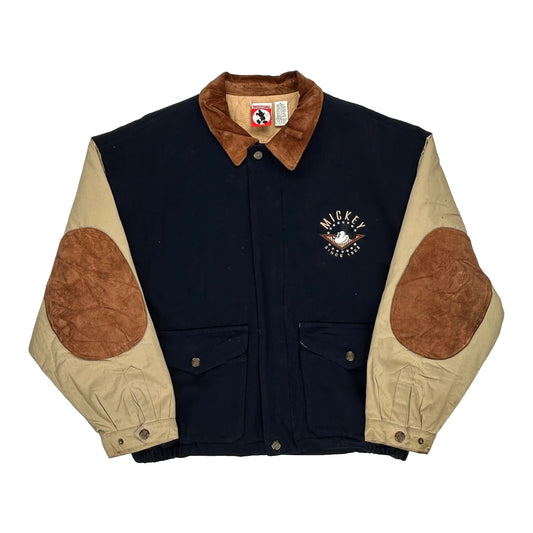 Mickey Inc Varsity Jacket - XL Navy Wool Blend