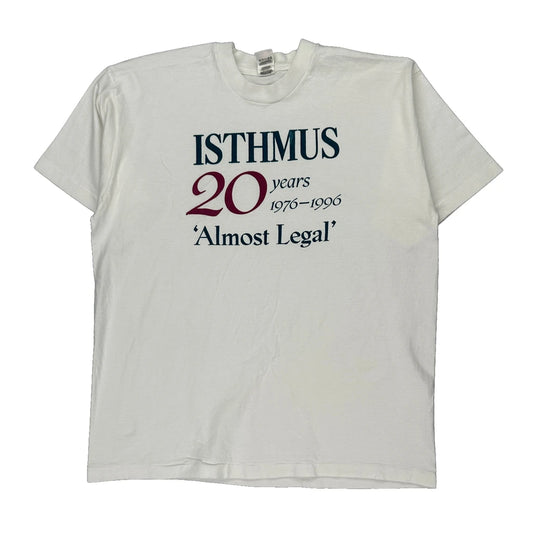 20Th Anniversary Fruit Of The Loom Graphic T-Shirt - XL White Cotton