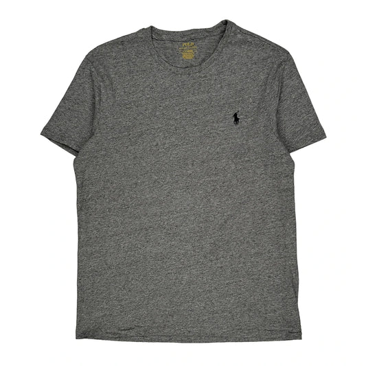 Polo By Ralph Lauren Slim Fit T-Shirt - Large Grey Cotton