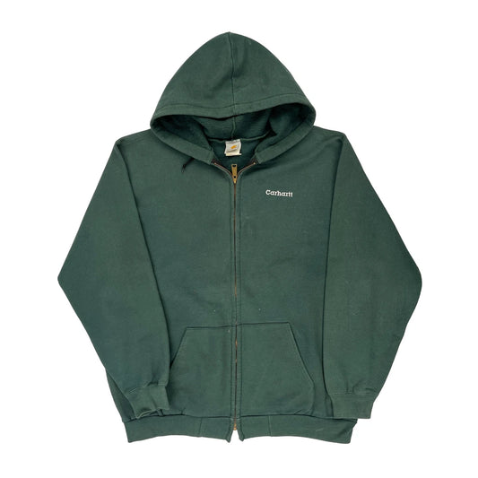 Carhartt Hoodie - 2XL Green Cotton