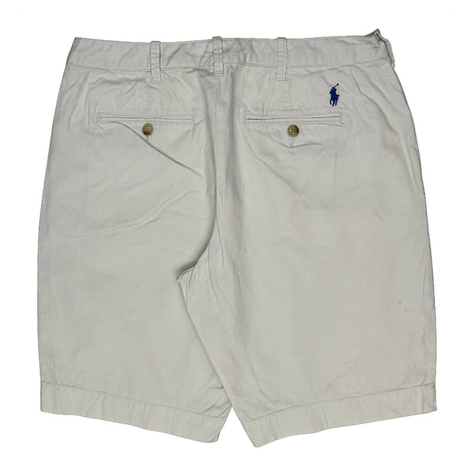 Vintage Polo By Ralph Lauren Chino Shorts - 34W UK 14 White Cotton