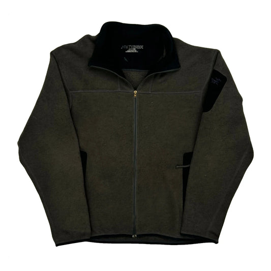 Vintage Arc''Teryx Fleece Jacket - XL Grey Polyester