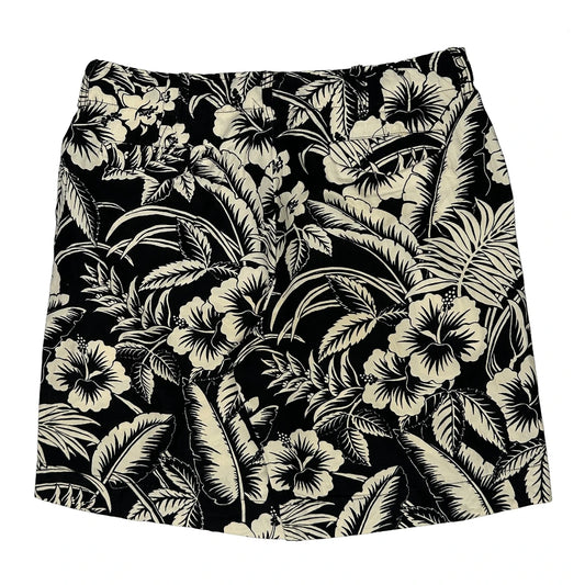 Polo By Ralph Lauren Floral Shorts - 36W 9L Black Cotton