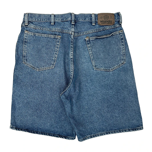 Wrangler Denim Shorts - 34W 9L Blue Cotton