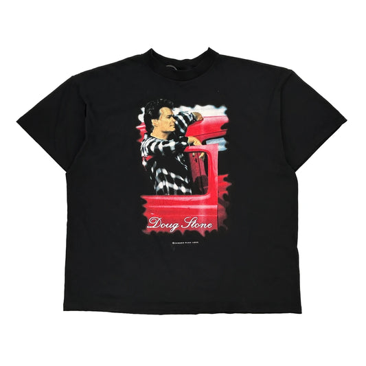Doug Stone 1994 Delta Single Stitch T-Shirt - 2XL Black Cotton