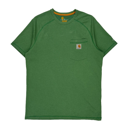Carhartt T-Shirt - Medium Green Cotton Blend