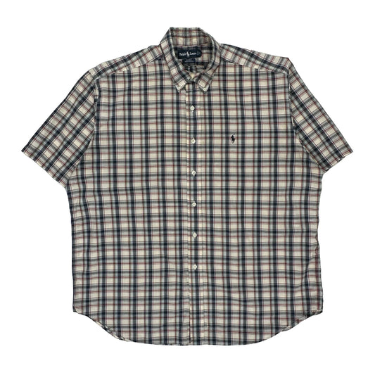 Blake Ralph Lauren Checked Short Sleeve Shirt - XL Multicoloured Cotton