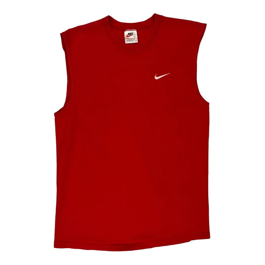 Made In USA Nike Vest - Large Red Cotton