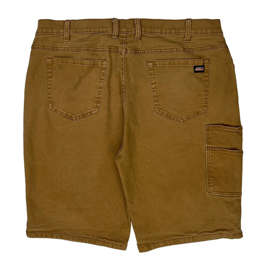 Dickies Carpenter Shorts - 38W 11L Brown Cotton
