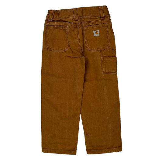 Carhartt Double Knee Carpenter Trousers - XS Brown Cotton