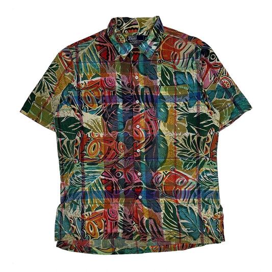 Polo By Ralph Lauren Hawaiian Shirt - Medium Multicoloured Cotton
