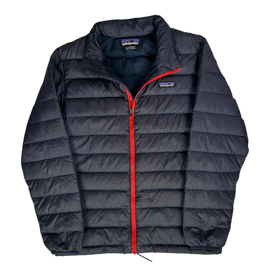 Vintage Age 12 Patagonia Puffer - Large Navy Polyester