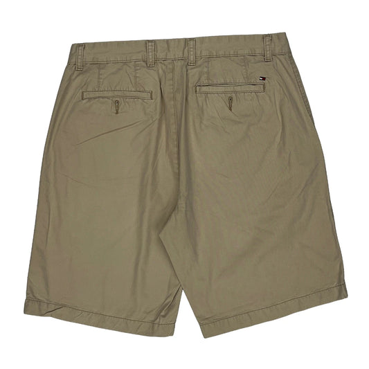 Tommy Hilfiger Chino Shorts - 34W 10L Beige Cotton