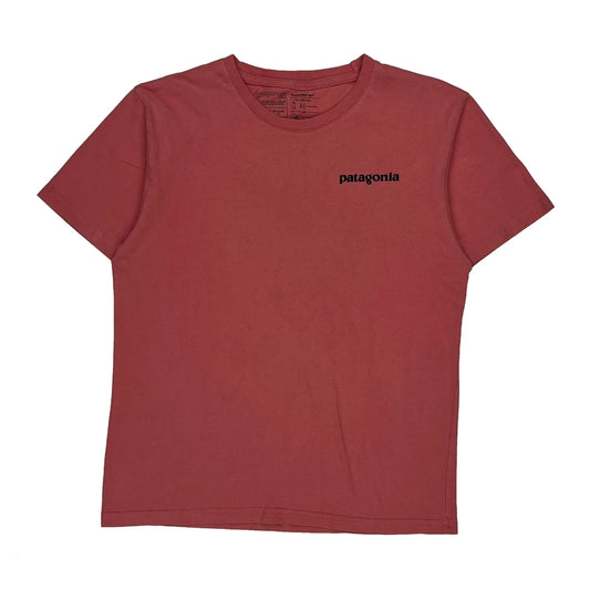 Responsibili-Tee Patagonia T-Shirt - Large Red Cotton