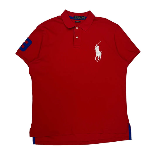 Vintage Polo By Ralph Lauren Polo Shirt - XL Red Cotton