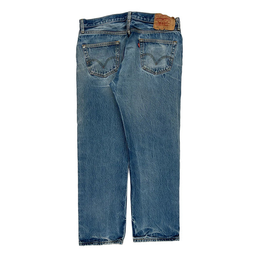501 Levis Jeans - 35W 30L Blue Cotton