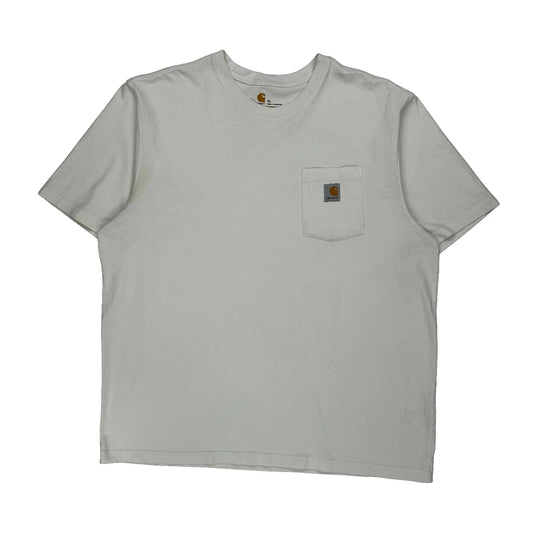 Carhartt T-Shirt - XL White Cotton