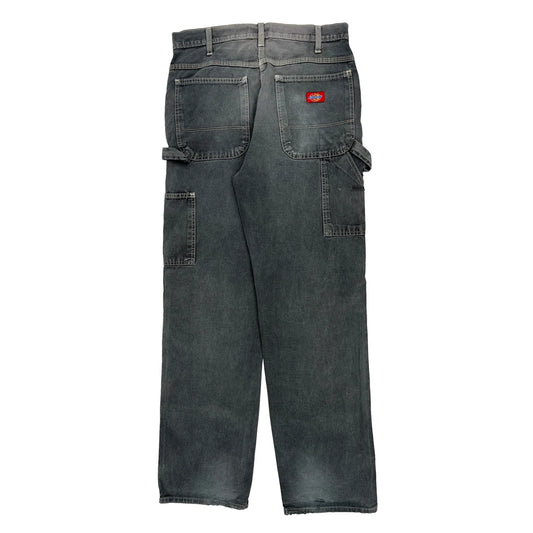 Dickies Carpenter Trousers - 30W 31L Grey Cotton