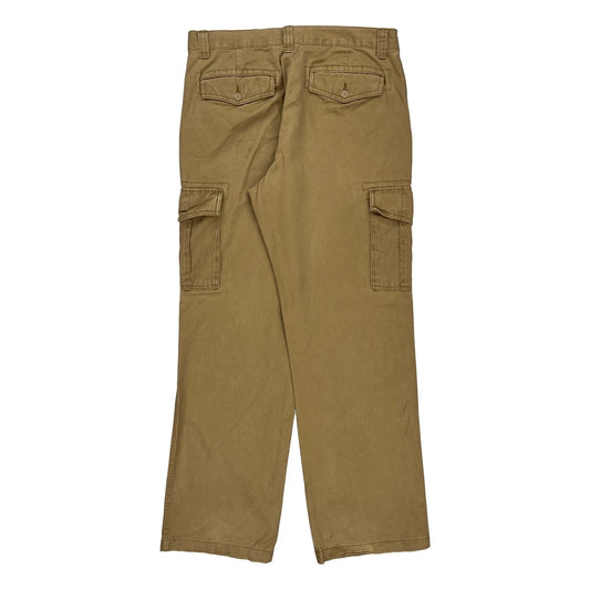 Old Navy Cargo Trousers - 34W 33L Khaki Cotton