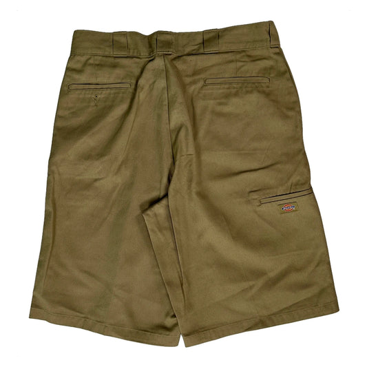 Vintage Dickies Shorts - 34W 10L Khaki Polyester Blend